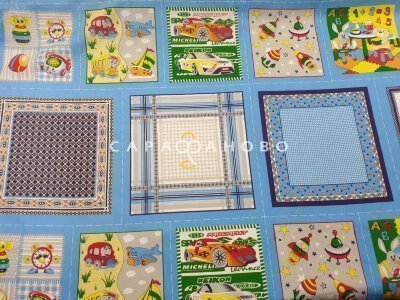 Ткань Ситец Платочный 150 см рис 90221