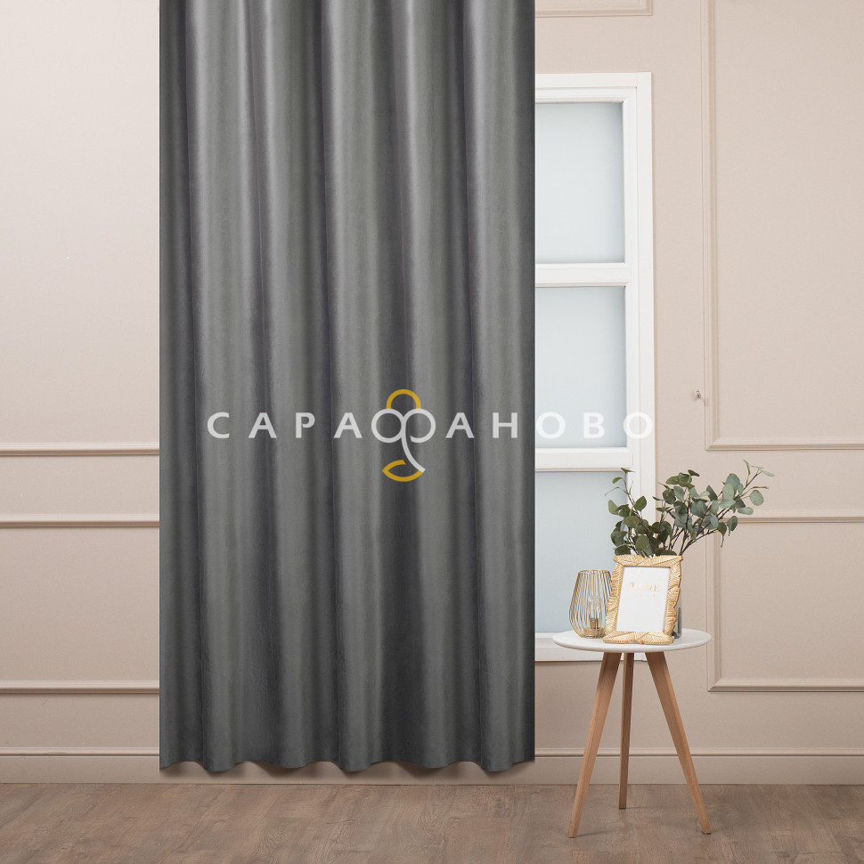 Однотонный бархат блэкаут 100% HH Anki-040/280 PBarhat