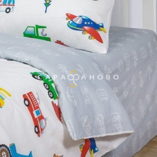 Ткань бязь 150 см рис. 23112-1 Моторчик (компаньон)