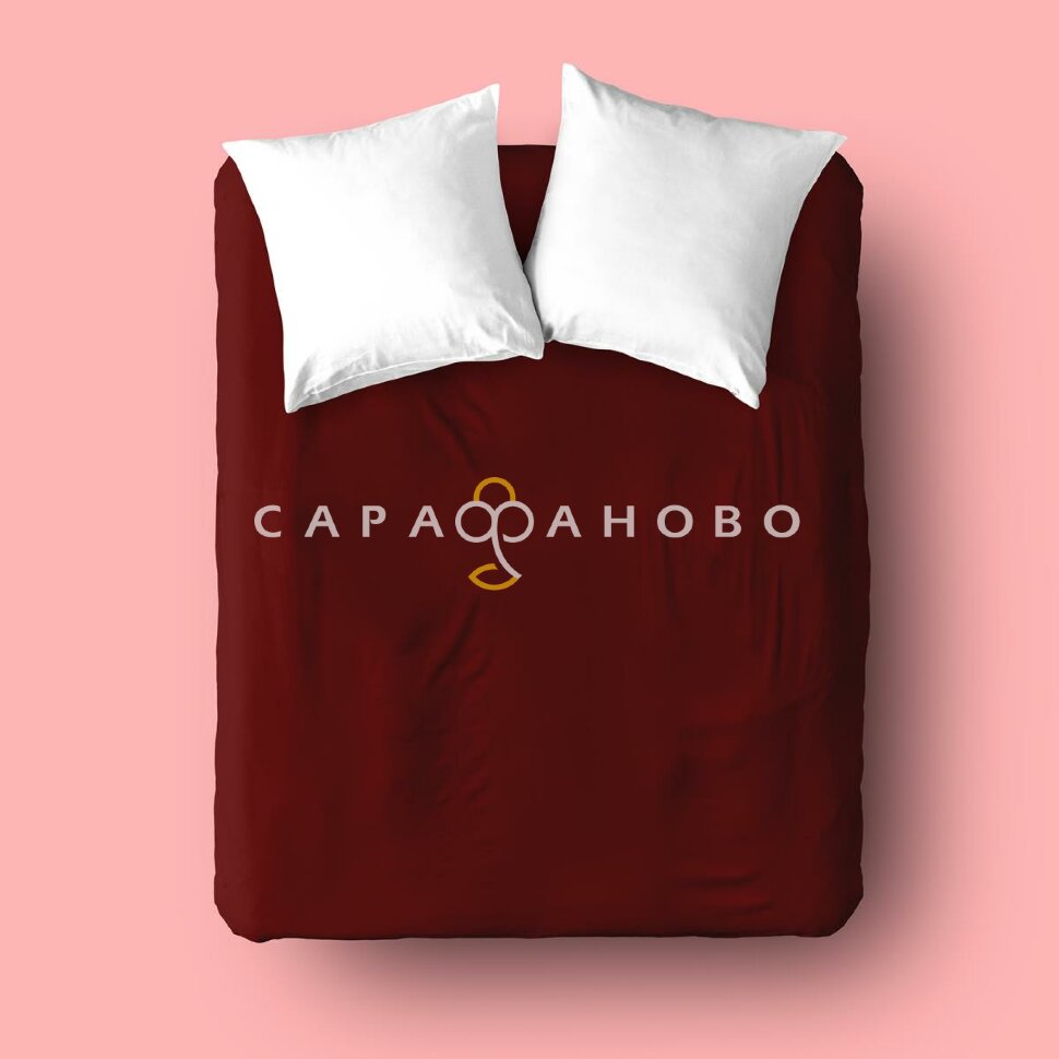 КПБ Комплект из 2-х наволочек Унисон 86450-4 Cherry wine