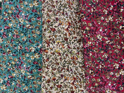 Ткань Штапель 150 см Цветочное настроение