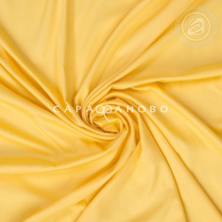 Ткань Сатин 220 см "Желтый" рис 70067-1