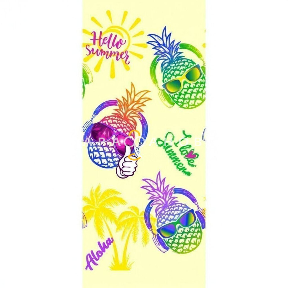 Ткань полотенечная 150 см рис. Солнечный остров