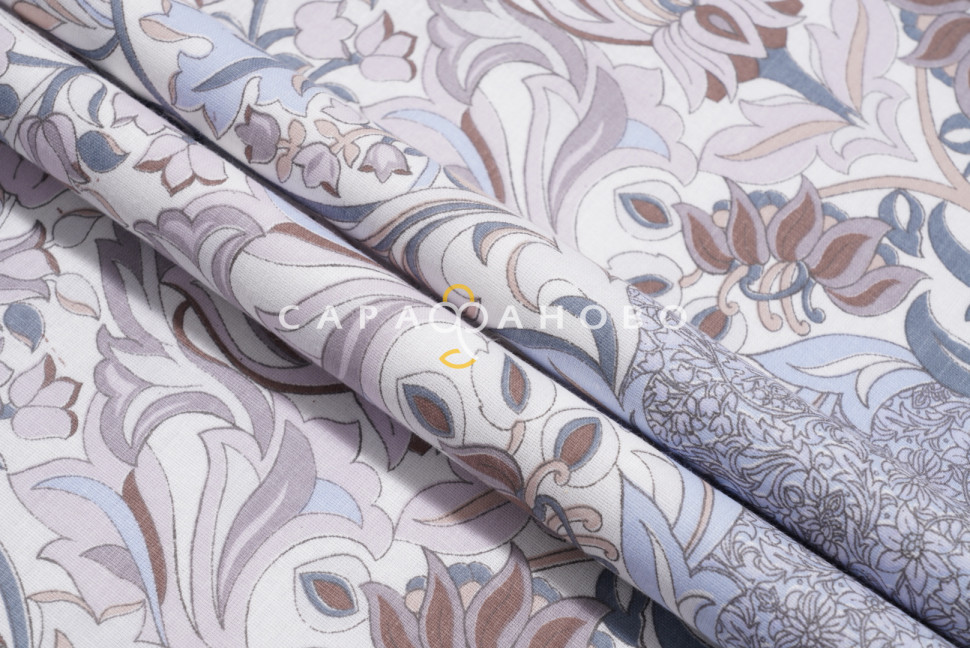 Бязь набивная 150 см рис 2072 вид 1