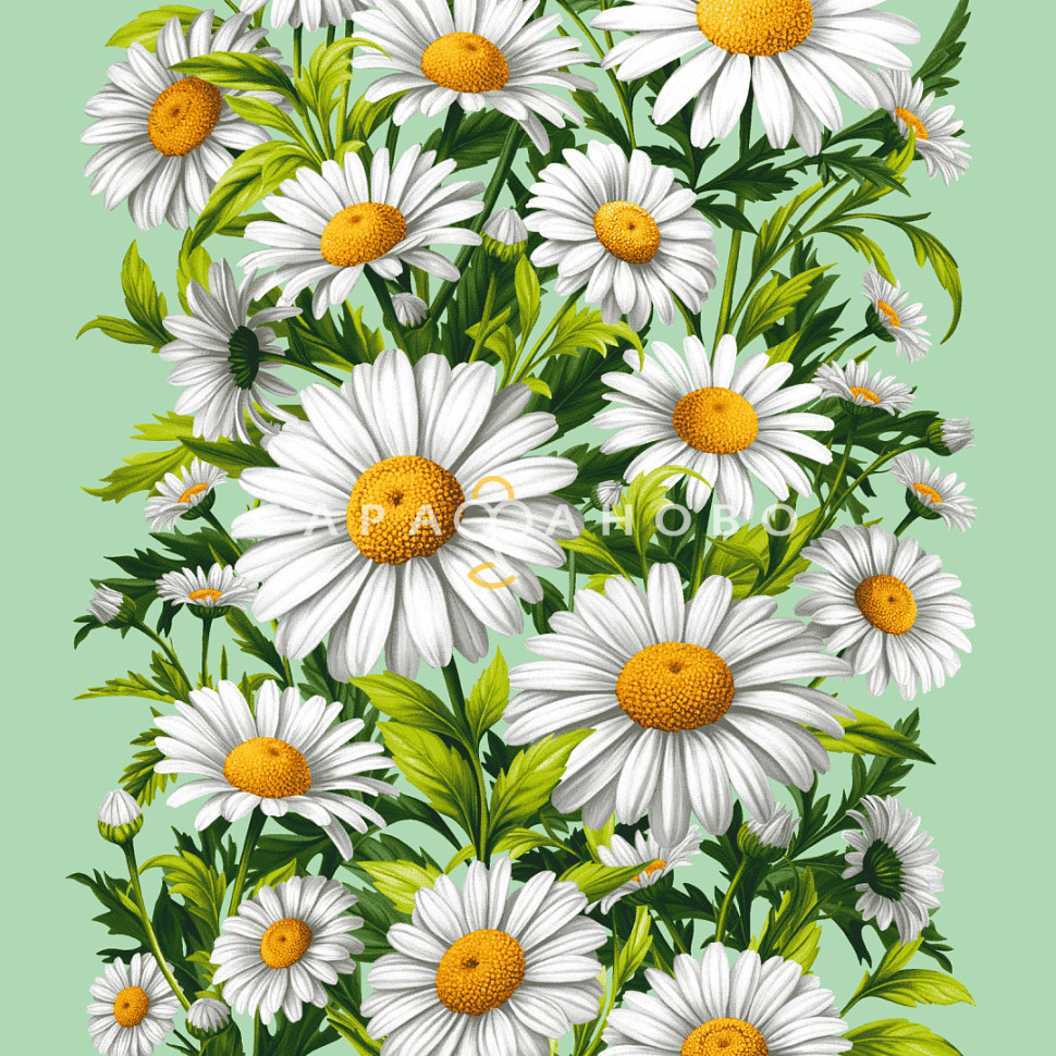 Ткань Полотно вафельное 50 см набивное арт 60