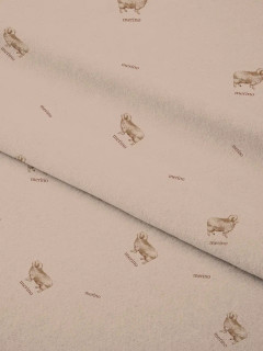 Ткань Поплин Люкс 220 см 105 гр рис Овечки 24609/1