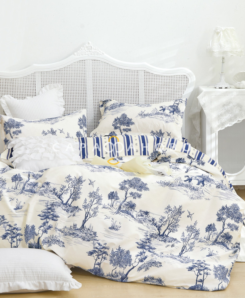 Ткань Сатин Твил набивной 235 см. 115гр. В рис. 161