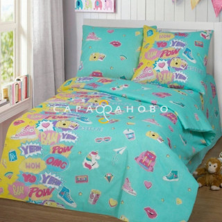 Ткань бязь 150 см Креатив рис 11258 вид 1