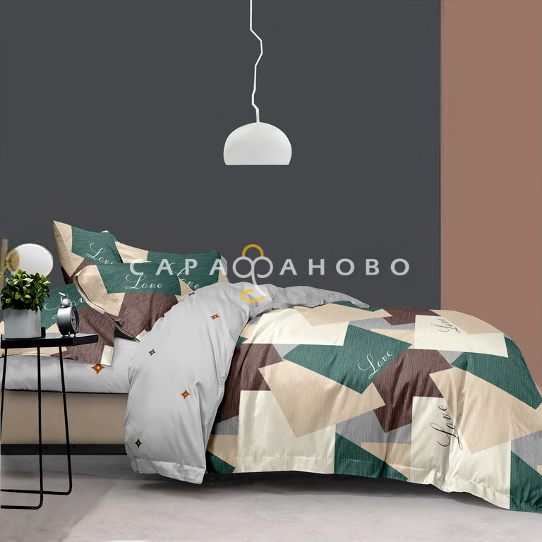 Ткань Поплин 220 см 115 г/м2 рис 1180 А+В