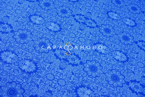 Ткань Поплин 220 см "Кабо-Верде" с компаньоном рис 10484 вид 4(синий)