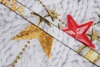 Ткань Дорожка набивная 50 см Новогодняя звезда рис 30044 вид 1, миниатюра 7