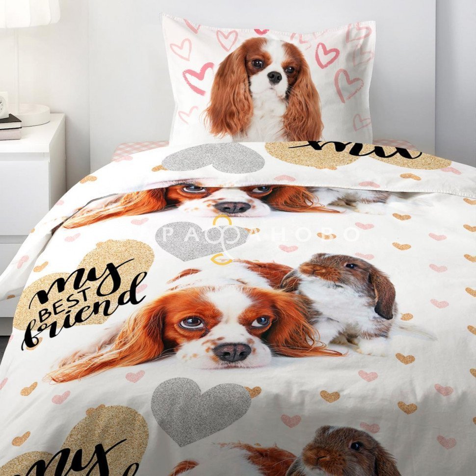 КПБ 4YOU 16081-1/16082-1 Puppy and Bunny