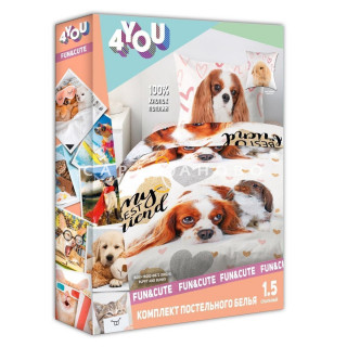 КПБ  4YOU 16081-1/16082-1 Puppy and Bunny