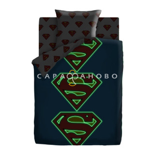 КПБ  Супермен Neon 16440-1/16337-1 Лого Супермен
