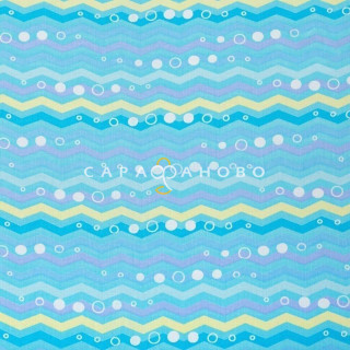 Ткань Поплин 150 см рис. 12472-1 Кит и Кот (компаньон)