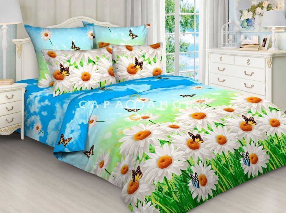 Бязь набивная 220 см рис 5652