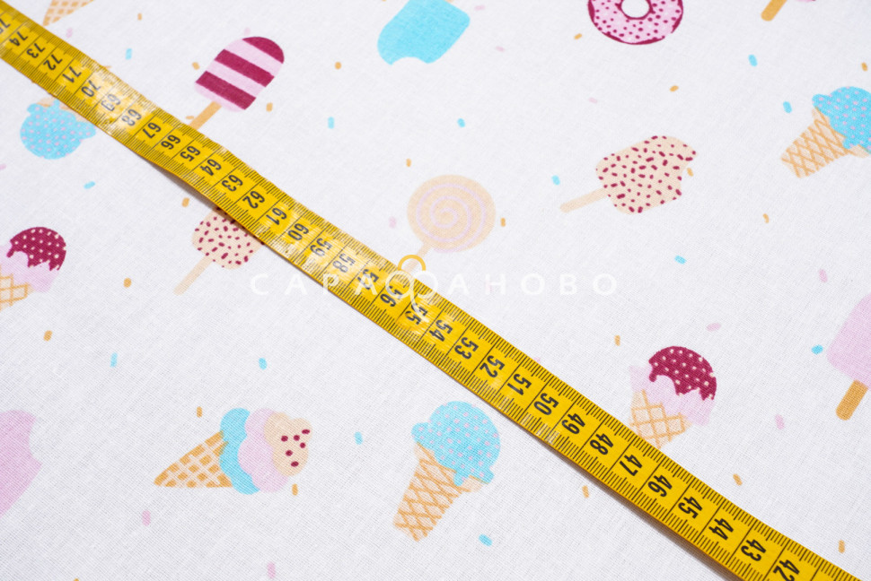 Ткань Бязь 150 см 120 гр рис 2307-2307 Эскимо (448)