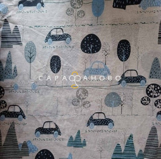 Ткань Ситец 150 см 75 гр Машинки