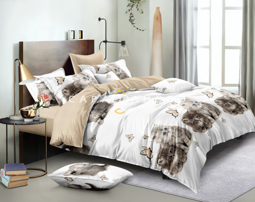 Ткань Сатин Твил набивной 235 см. 115гр. А+В рис.24