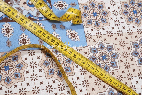 Ткань Бязь 220 см Флоренция рис 4508 вид  1