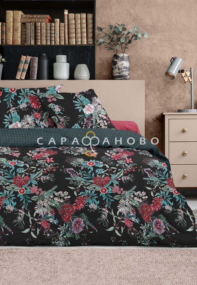 КПБ Mia Cara Перкаль 37037-1/37034-4 Цветочный фейерверк