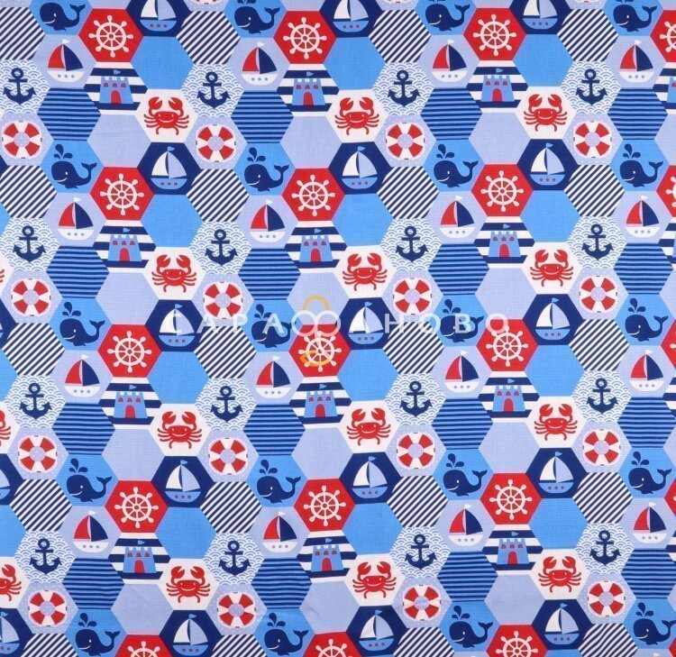 Ткань Вафельное полотно 150 см рис 9979-1