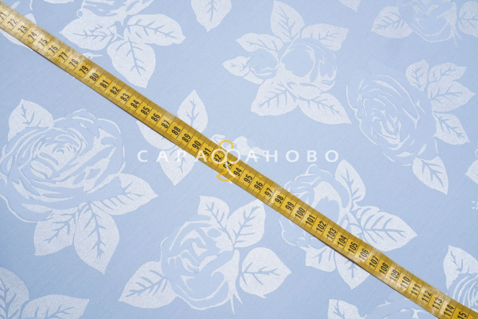 Ткань Тик смесовой 220 см 1546-1 СЕРЕБРО GL