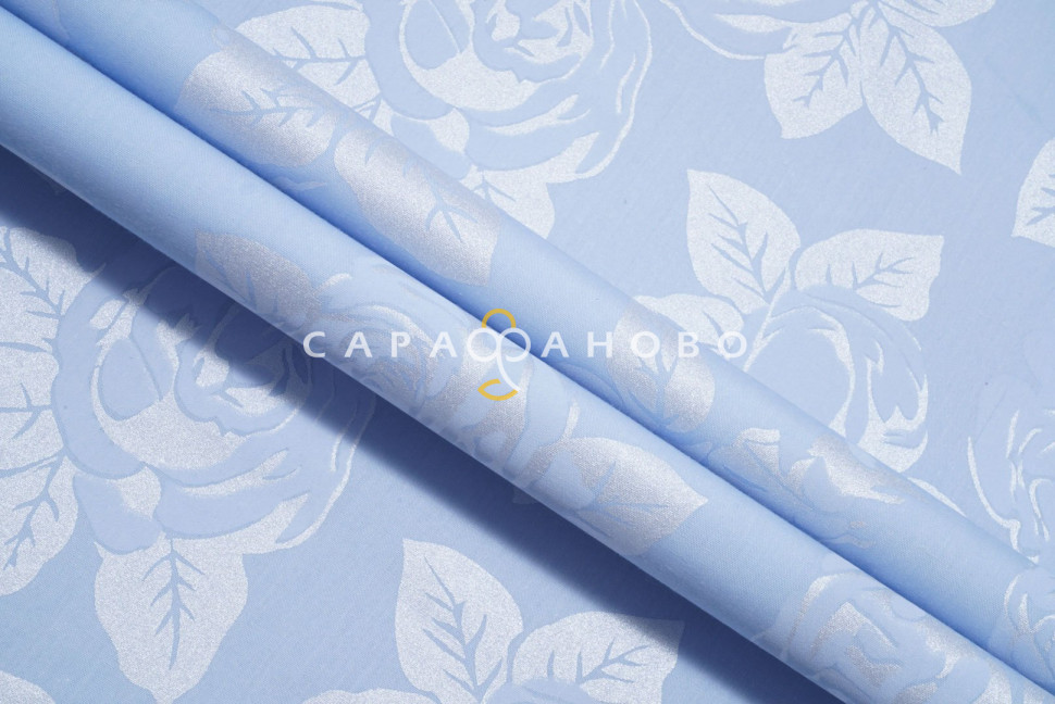 Ткань Тик смесовой 220 см 1546-1 СЕРЕБРО GL