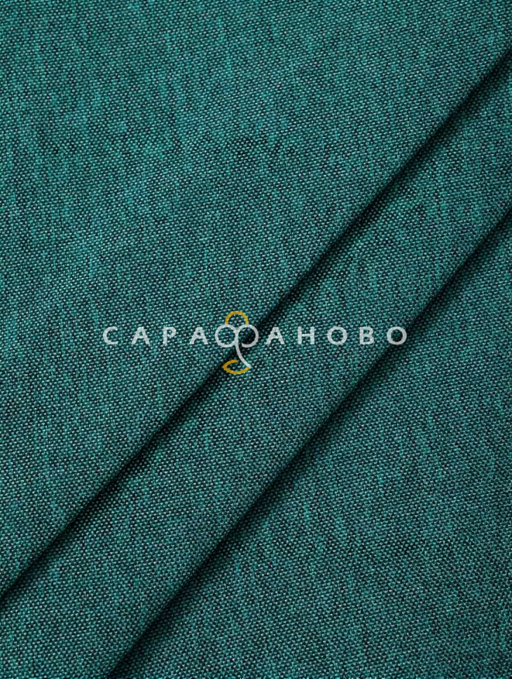 Ткань Рогожка 150 см 272 гр. Изумрудный