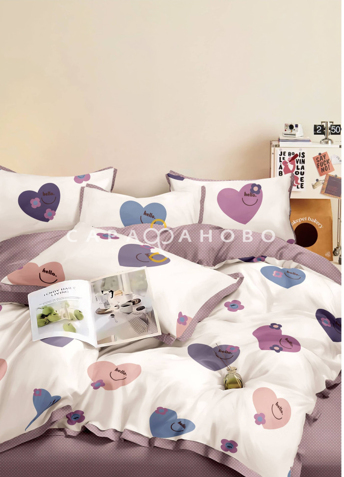 Ткань Сатин Твил 235 см 115 г/м2 А+В рис 27025