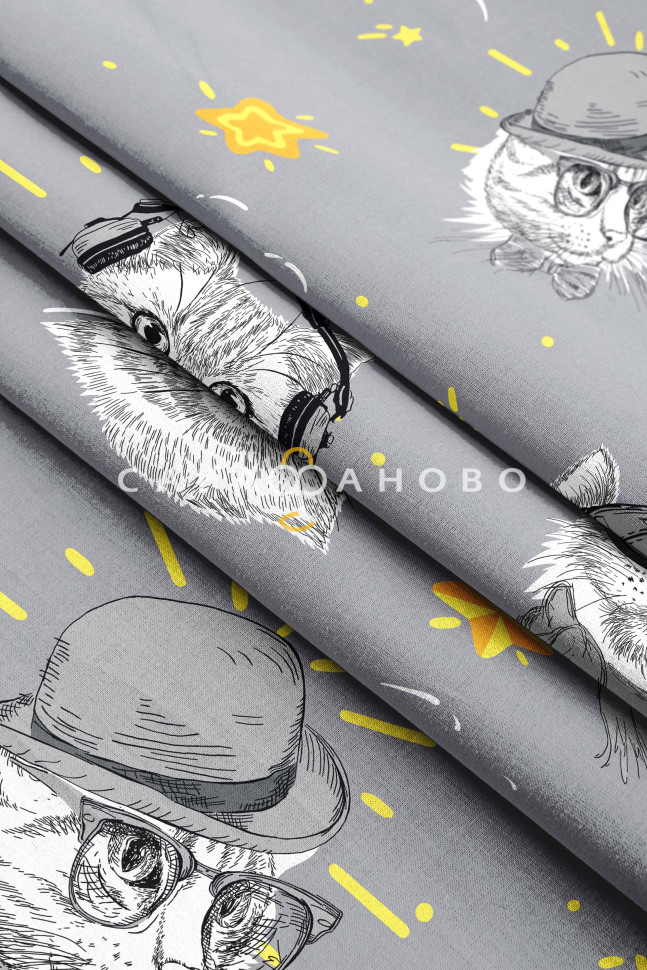 Ткань Бязь 150 см плотность 142 гр рис 22114-1