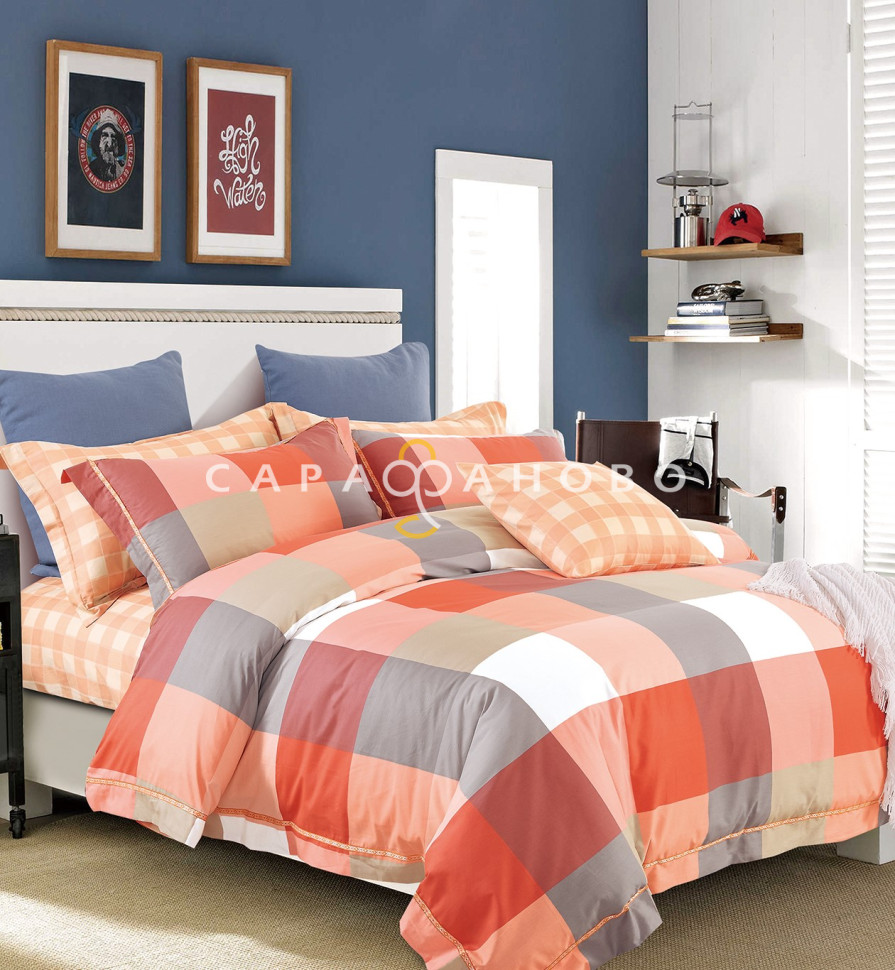 Ткань Сатин Твил набивной 235 см. 115гр. А+В рис.25