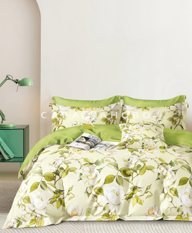 Ткань Сатин Твил набивной 235 см. 115гр. В рис. 163