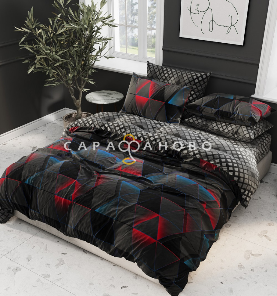 Ткань Поплин 220 см 105 гр рис Измерение 40277/1 (основа)