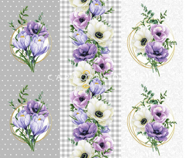 Ткань Рогожка 150 см 170 гр серенада