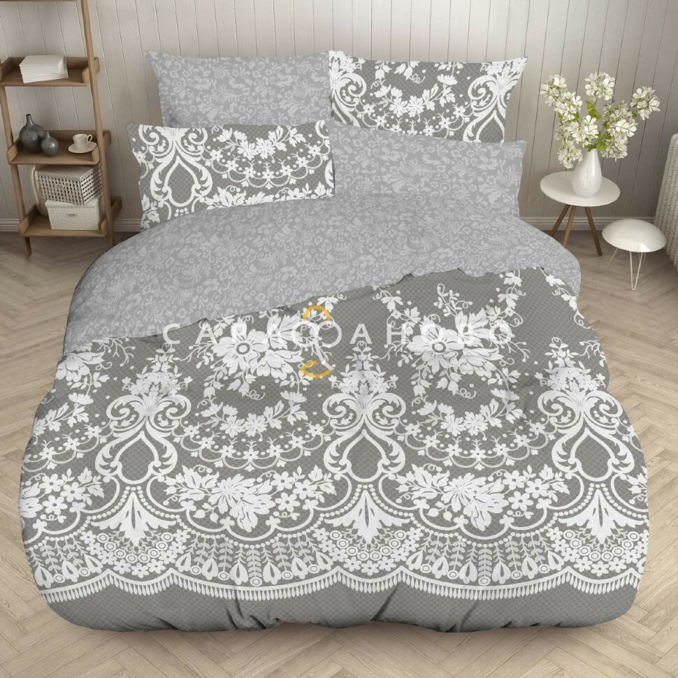 Ткань Бязь 220 см Миледи рис Chantilly 70327 вид1