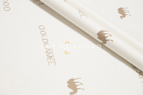 Ткань Тик 100% хлопок 220 см набивной диз 14-1118 Gold Camel GL Премиум М 