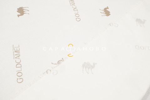 Ткань Тик 100% хлопок 220 см набивной диз 14-1118 Gold Camel GL Премиум М 