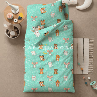 Перкаль 150 см наб рис 13460 вид 1 "Животный мир" 