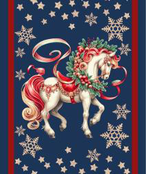 Ткань Полотно вафельное 50 см набивное арт 60 