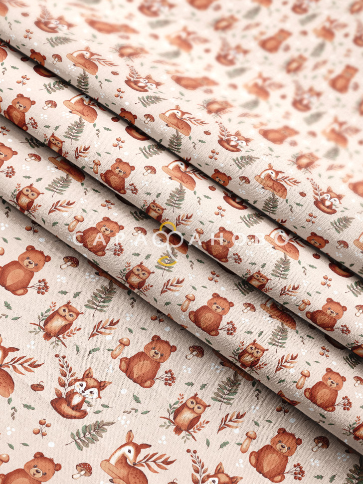 Ткань Бязь 150 см плотность 142 гр рис 22116-1