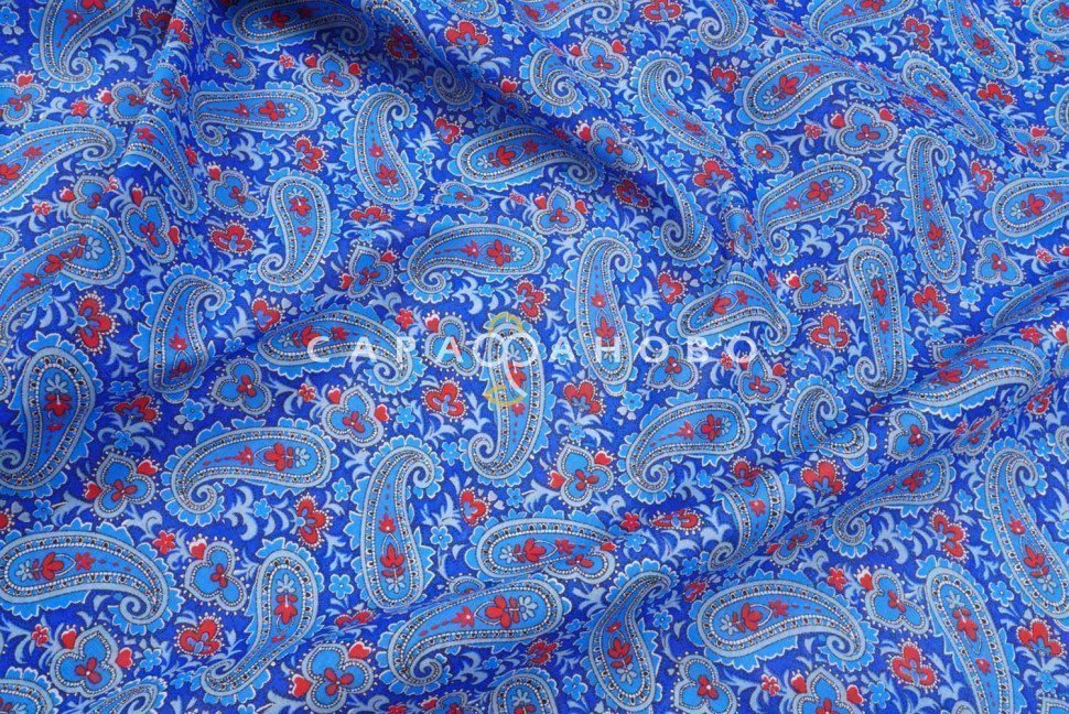 Ткань Бязь 150 см Плательная Коллекция рис 8040 вид 5