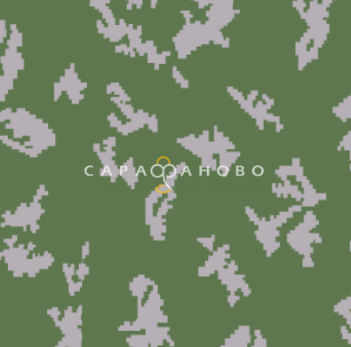 Ткань Саржа №739-1П Берёзка