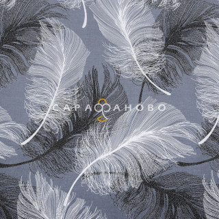 Ткань Бязь набивная 220 см 120 гр рис. Гармония 8079-1 