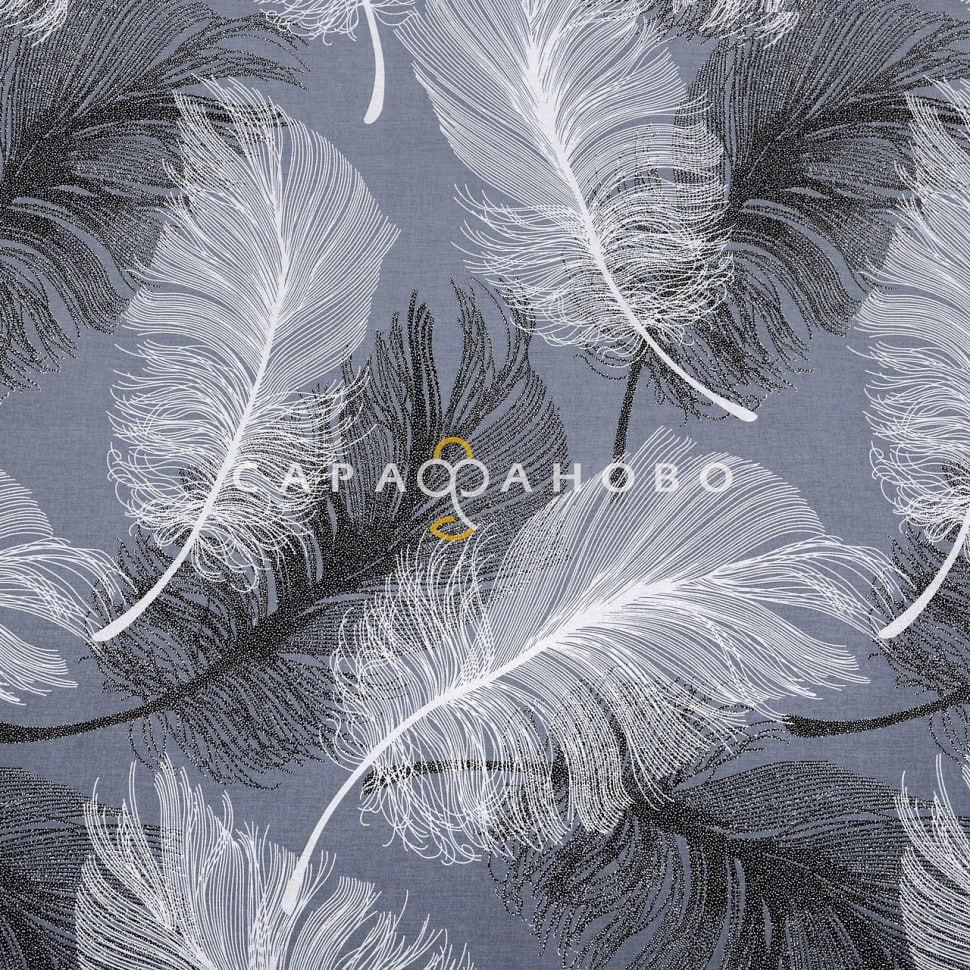 Ткань Бязь набивная 220 см 120 гр рис. Гармония 8079-1