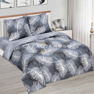 Ткань Бязь набивная 220 см 120 гр рис. Гармония 8079-1 