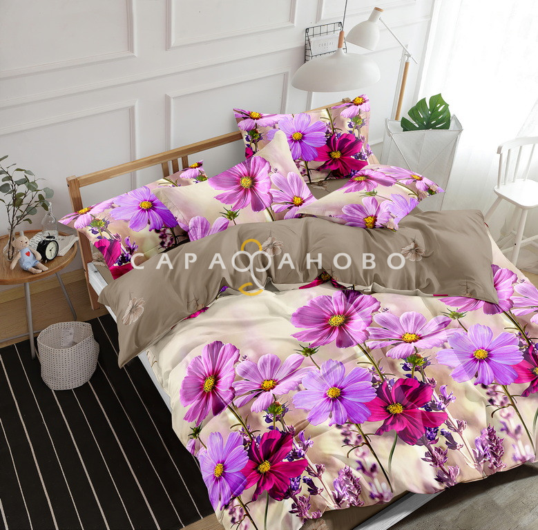 Ткань Поплин 220 см 110 гр А+В рис 1468