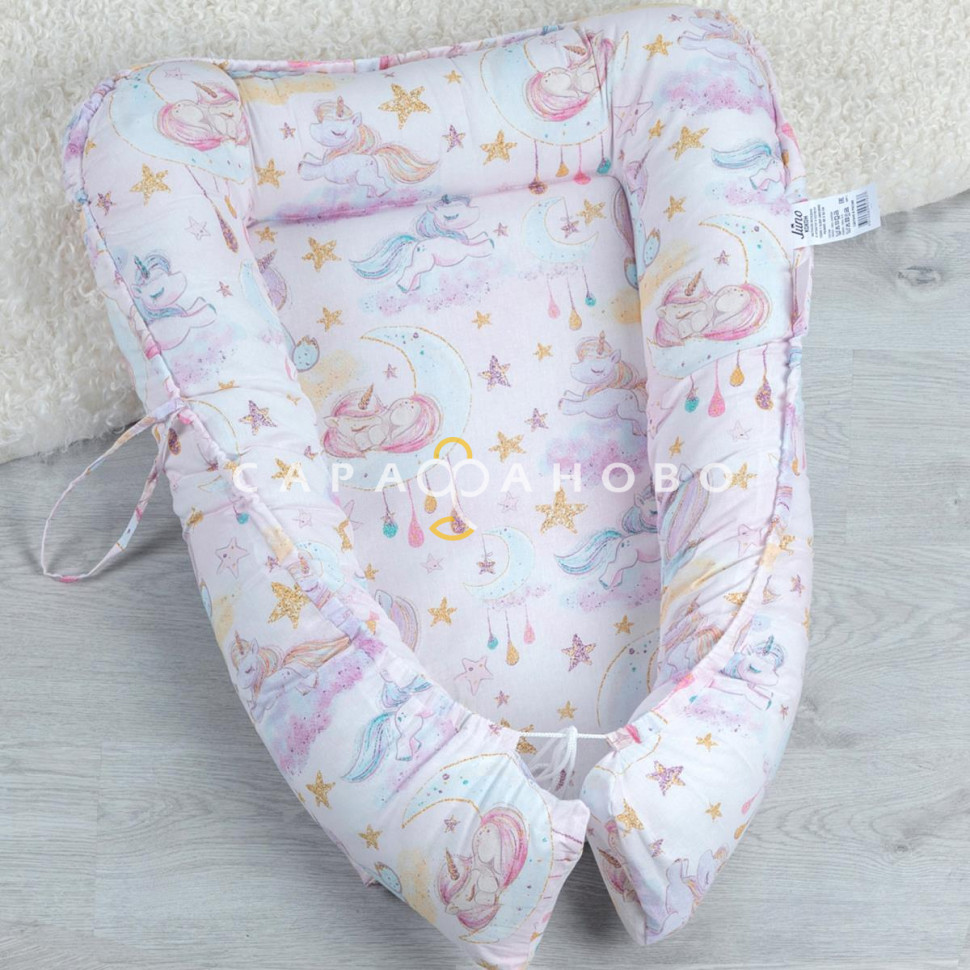 КПБ Матрасик-кокон Juno 13250-1 Sleep unicorns