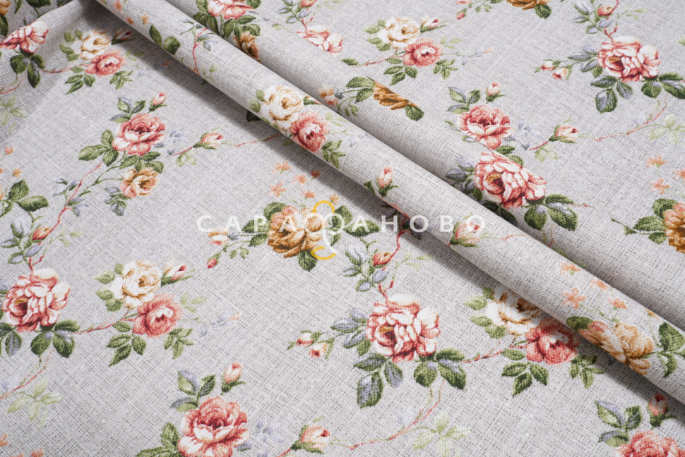 Ткань Рогожка 150 см рис. 12660-1 Ансамбль