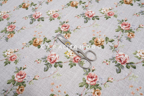 Ткань Рогожка 150 см рис. 12660-1 Ансамбль